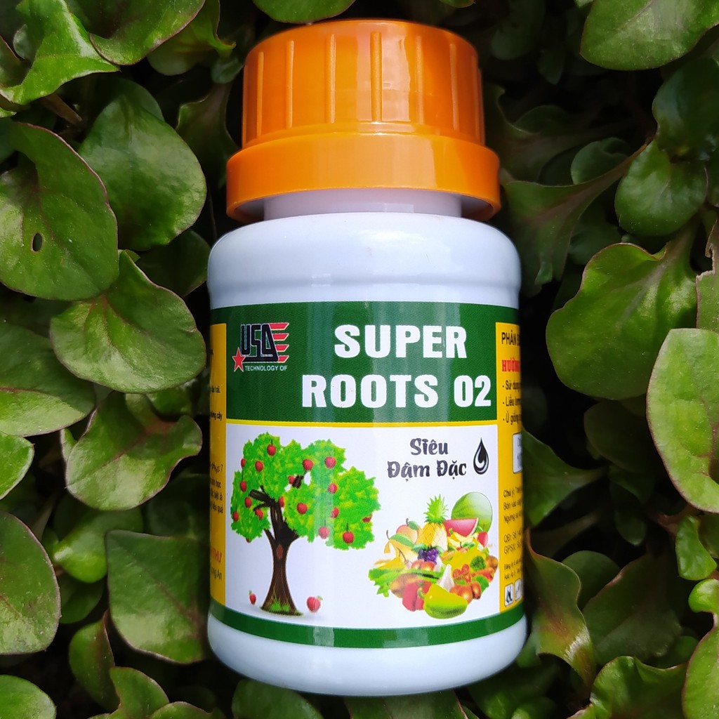 Phân bón kích rễ Super roots 2, ra rễ cực mạnh super roots2 (chai 100ml)