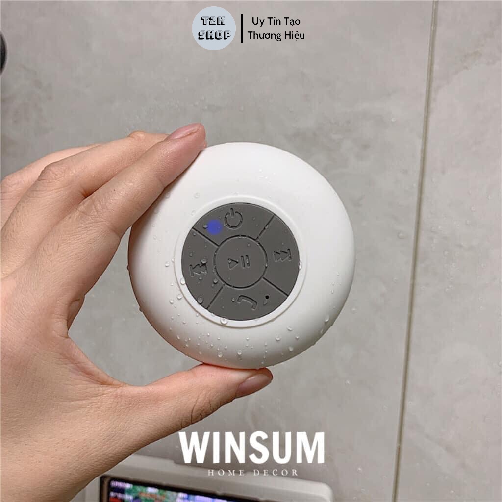 Loa Bluetooth Mini BTS-06 Dễ Thương Dính Tường Nhỏ Gọn - Thiết Bị Nghe Nhạc Không Dây Phòng Tắm Chống Nước