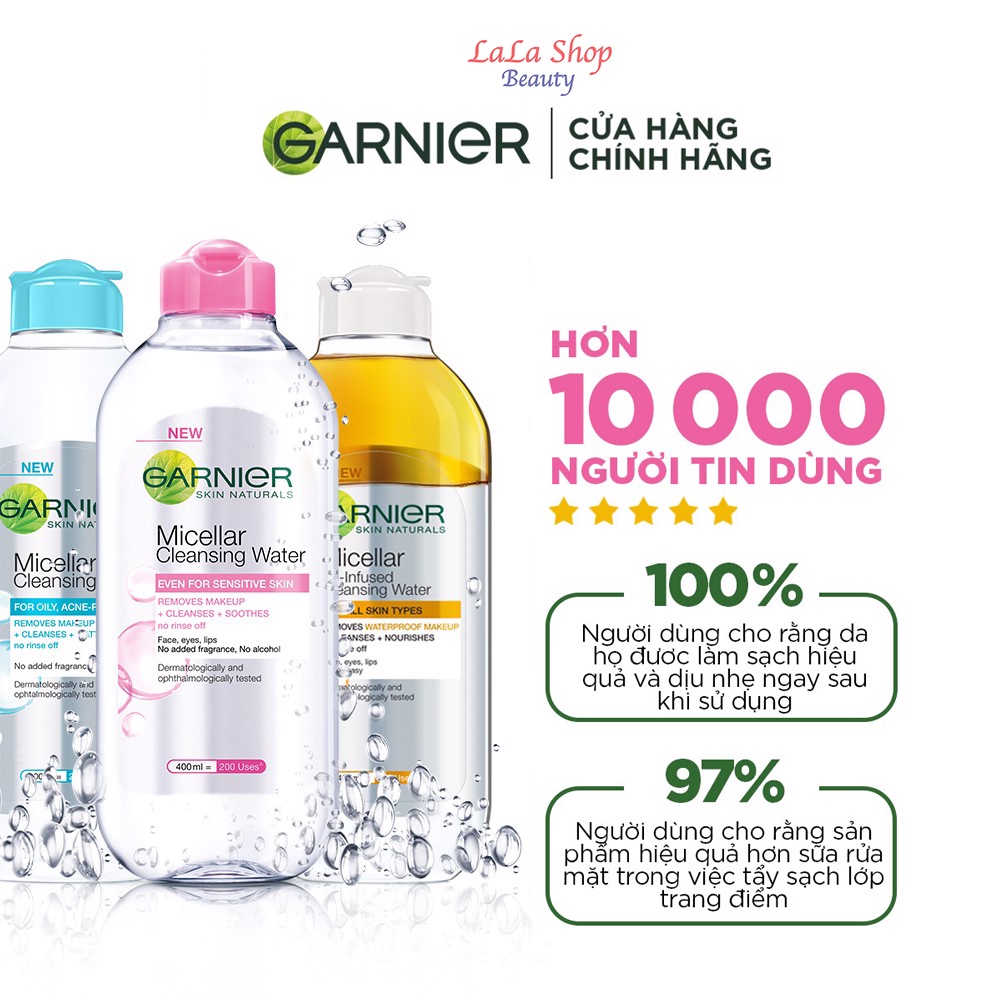 Nước Tẩy Trang Garnier Micellar Cleasing Water