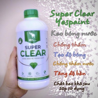 Keo Bóng Nước Chống Thấm Super Clear