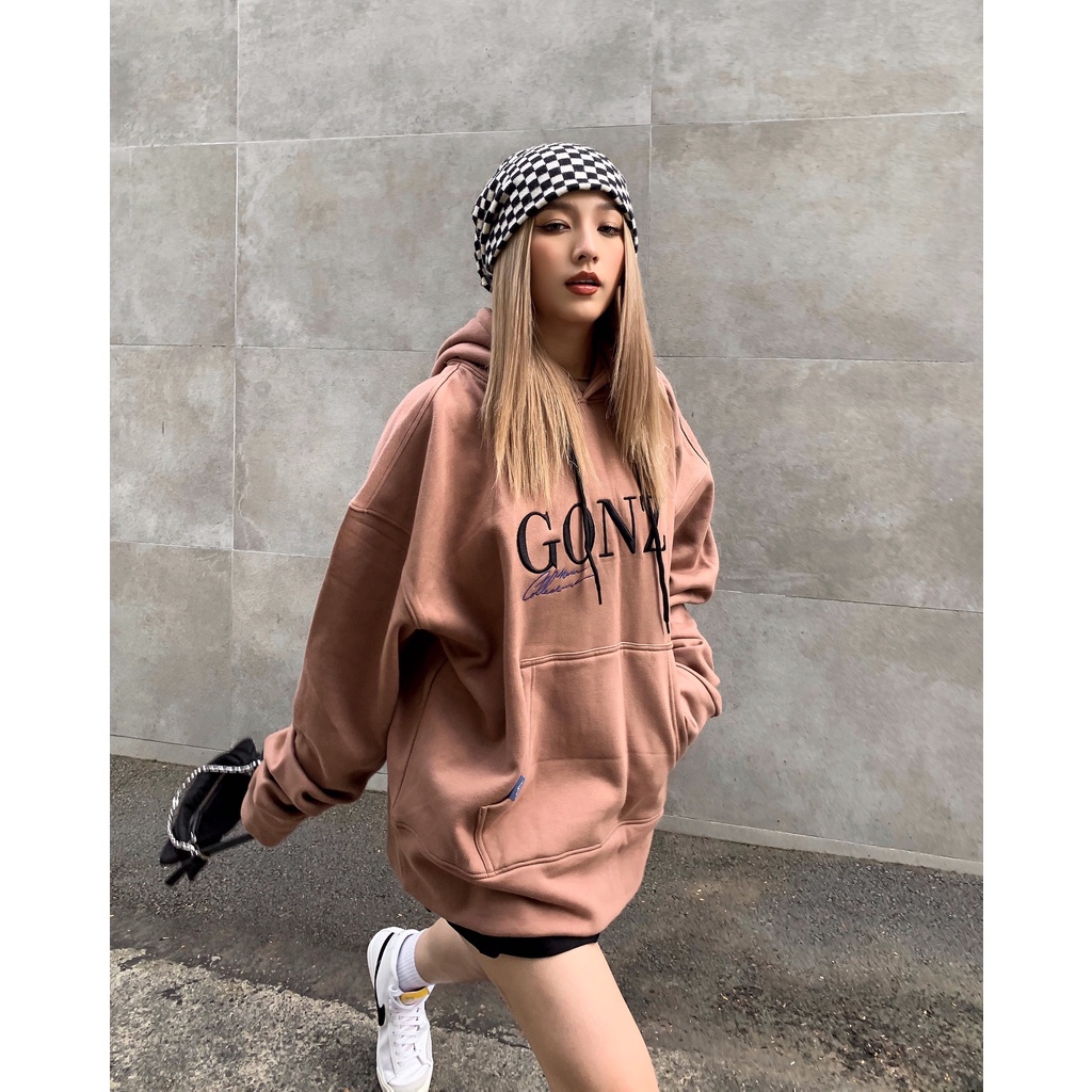 Áo Hoodie Nỉ  Form Rộng Phong Cách Thu Đông - Hoodies 01 Màu Cafe | BigBuy360 - bigbuy360.vn
