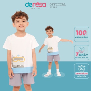 Áo Cộc Tay Bé Trai 2 - 6 tuổi DEROSA KIDS ASKD035A