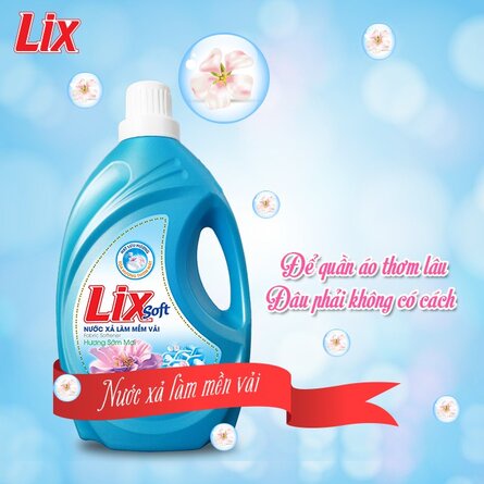 Nước xả vải Lix 3.8 kg