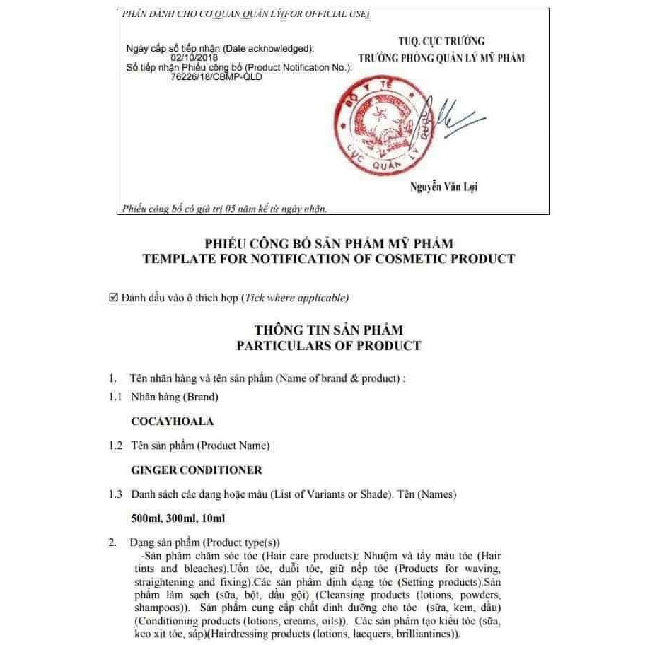 Combo Dầu gội và dầu xả gừng tươi nguyên chất 100% | BigBuy360 - bigbuy360.vn