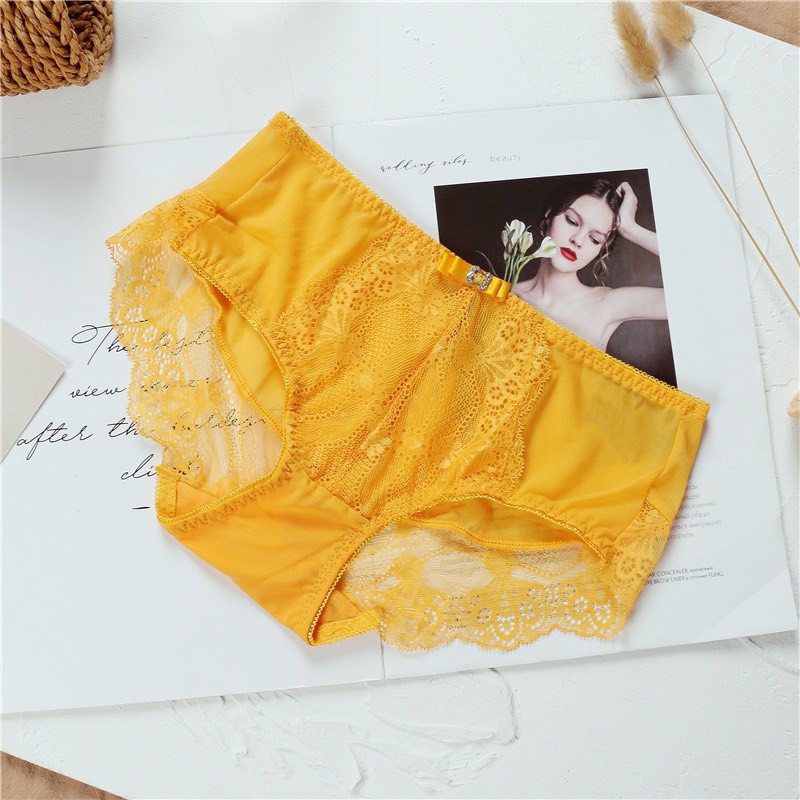 Bộ đồ lót nữ ren mềm phối lụa không gọng mút vừa nâng đẩy ngực (S-01)