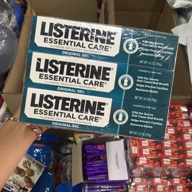 KEM ĐÁNH RĂNG LISTERINE ESSENTAL CARE - HÀNG XÁCH TAY MỸ