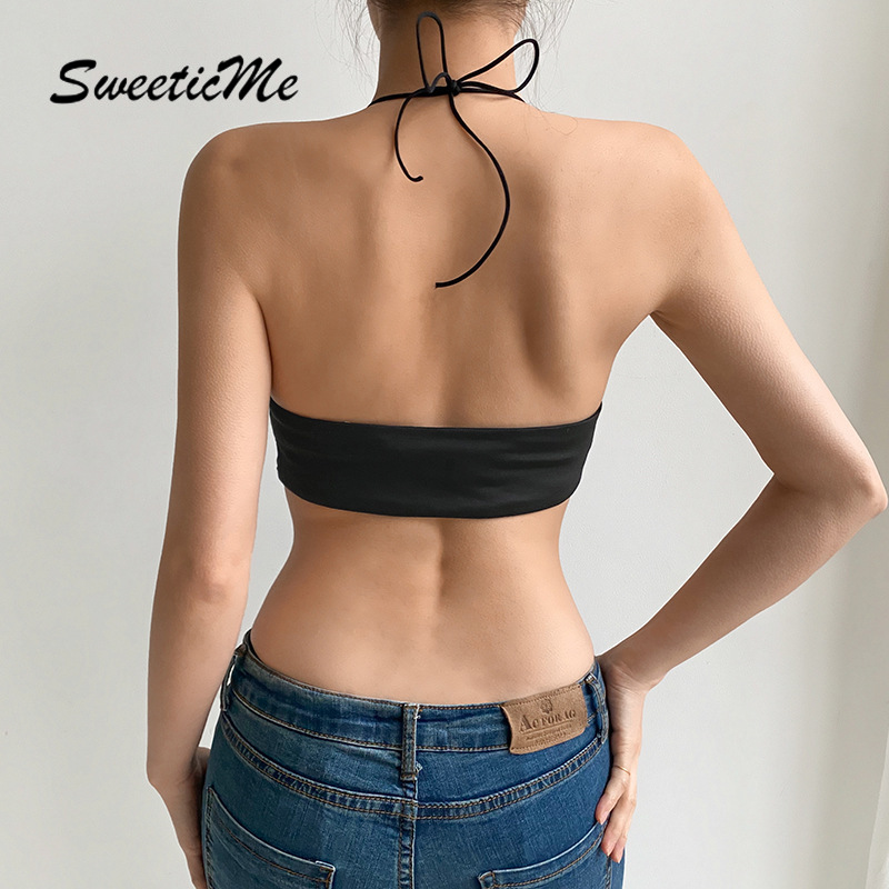 Áo Dây Nữ Lưng Trần Cổ Chữ V Quyến Rũ | BigBuy360 - bigbuy360.vn