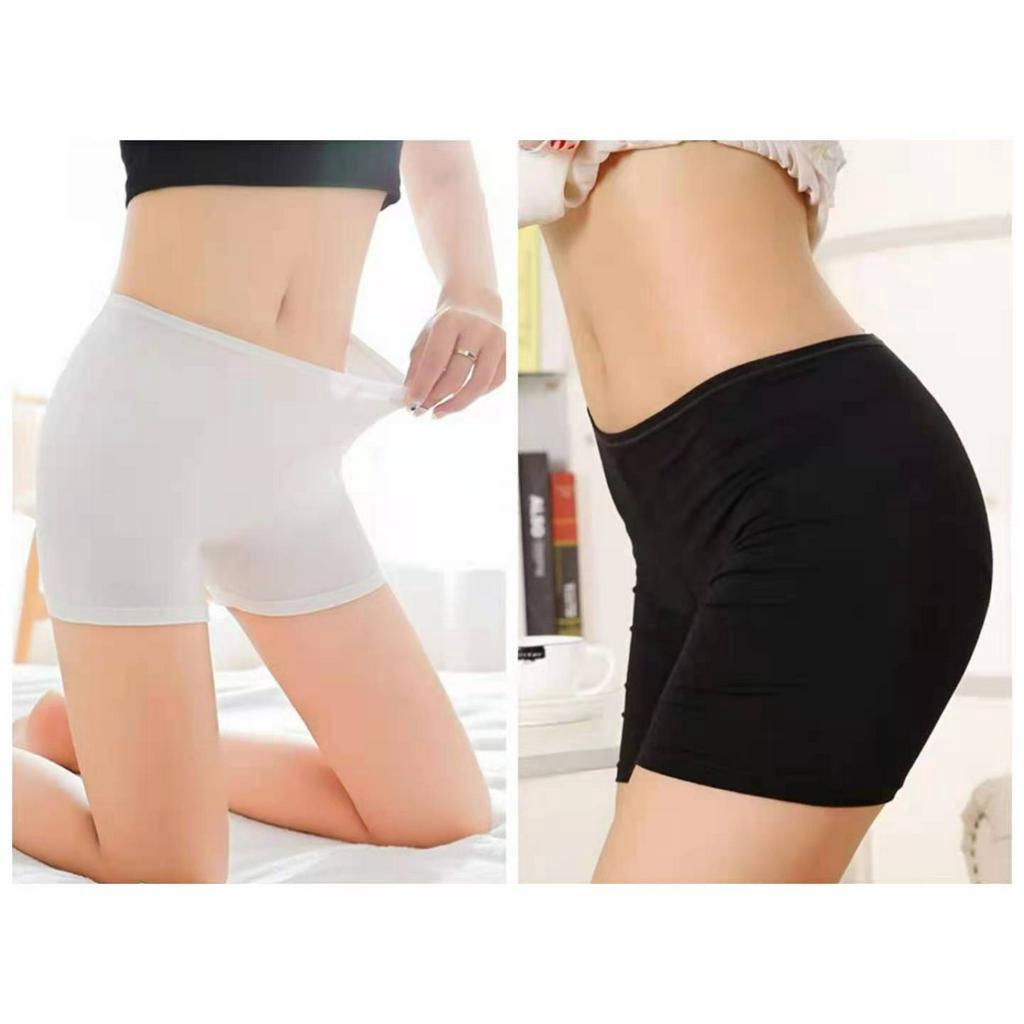 Quần Short Lụa Lạnh Mặc Trong Váy Cho Nữ