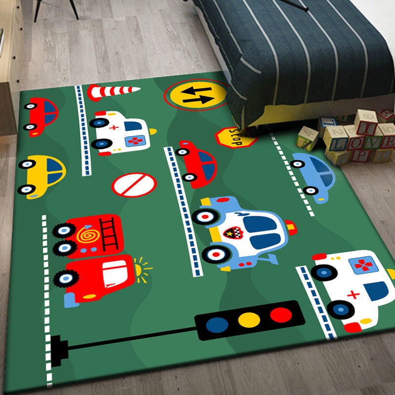 Thảm Trải Sàn Họa Tiết Hoạt Hình Cho Bé Tập Bò