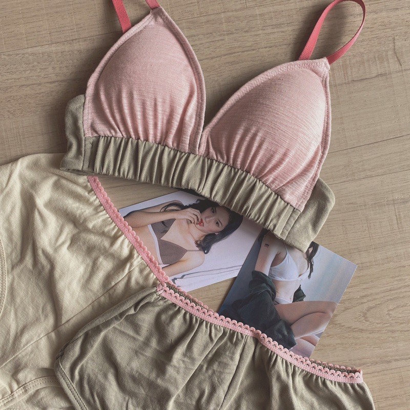 Áo lót cao cấp Kiwi berry cotton Bralette Ngọt Lingerie | BigBuy360 - bigbuy360.vn