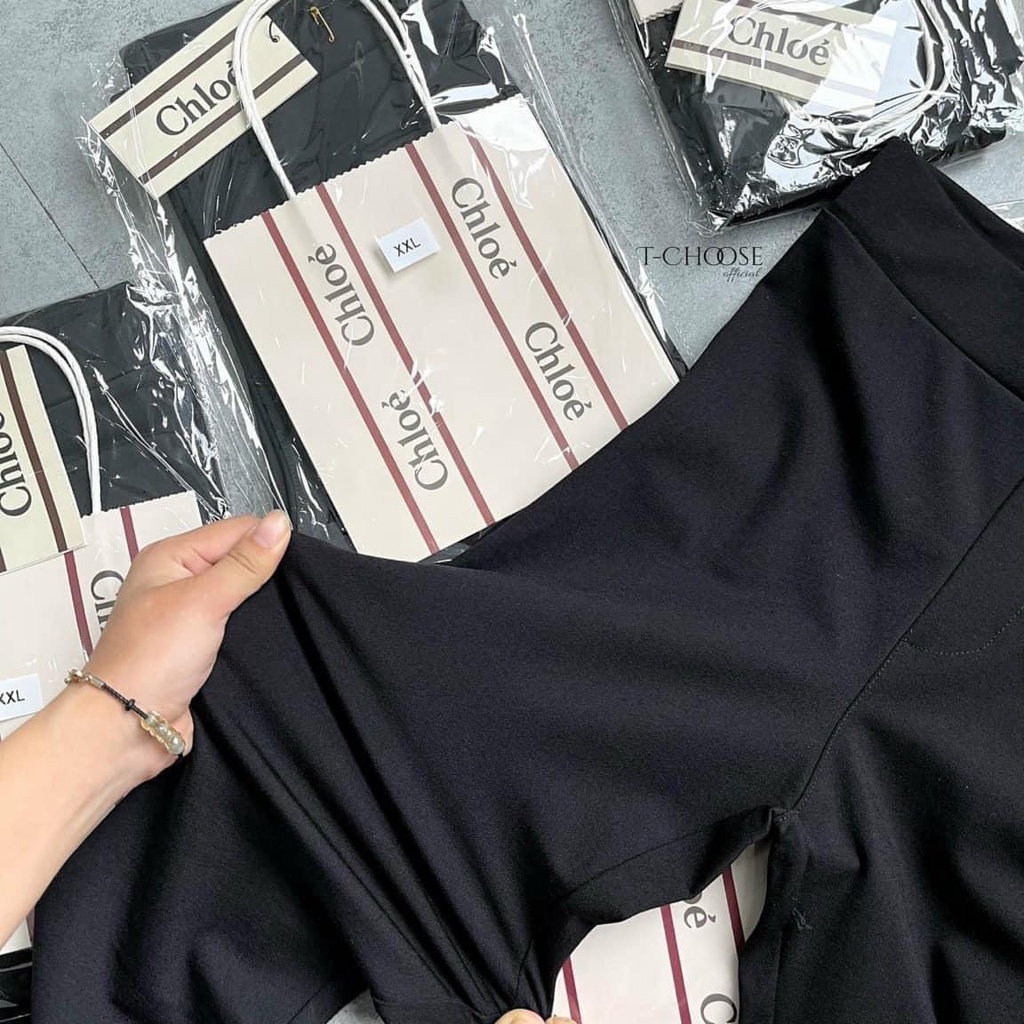 QUẦN LEGGING CHLOE SIÊU CO GIÃN KÈM TÚI,,