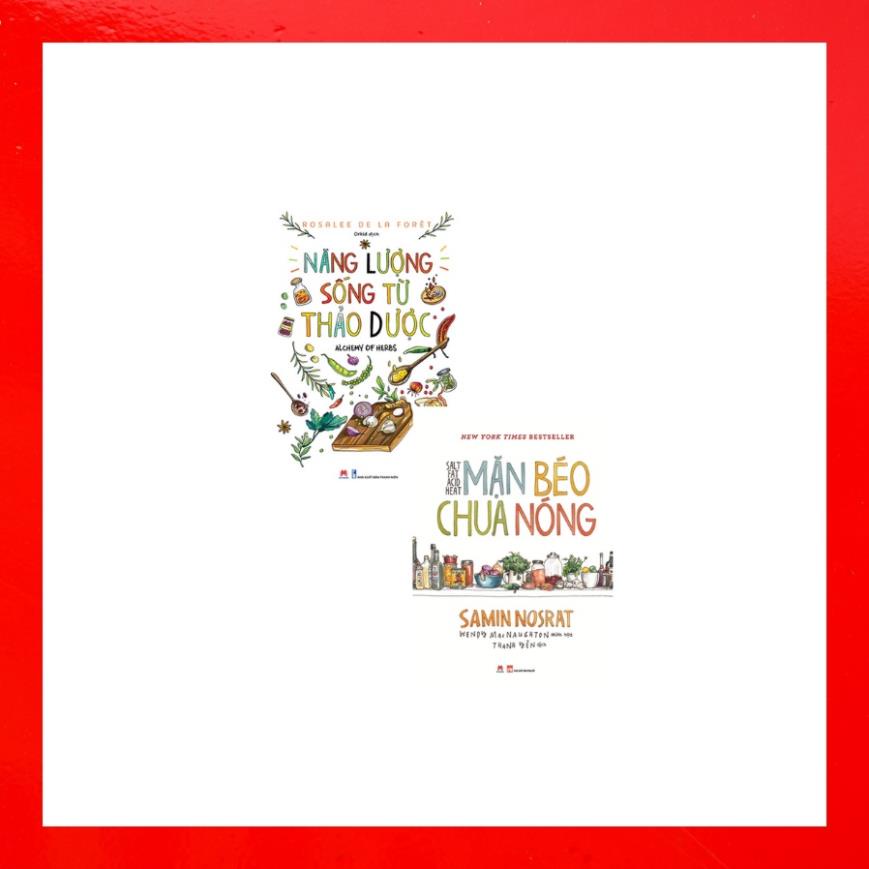 Sách - Combo 2 Cuốn: Năng Lượng Sống Từ Thảo Dược + Mặn Béo Chua Nóng - Huy Hoàng