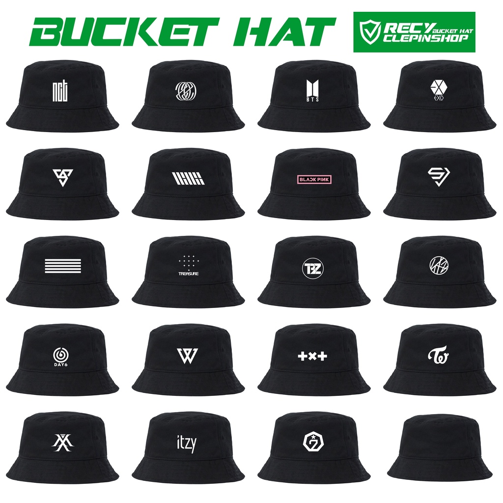 Mũ BUCKET KPOP SUJU Bangtan boys EXO NCT BIGBANG TXT SEVENTEEN STRAY KIDS TWICE Etc.