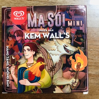 bộ board game ma sói mini/ lầy / kem chảy