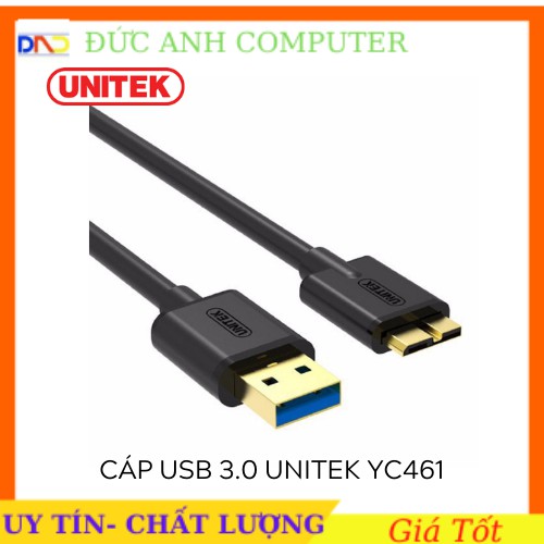 Cáp USB 3.0 UNITEK YC-461 - YC461,Cáp USB Micro B