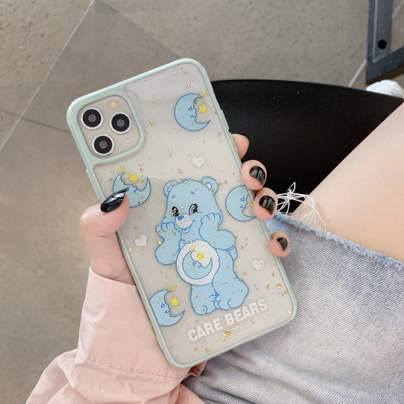 Ốp iphone - Ốp lưng viền Gấu Care Bears kim tuyến 6/6plus/6splus/7/8/7plus/8plus/x/xs/xsmax/11/11promax- Awifi Case | BigBuy360 - bigbuy360.vn