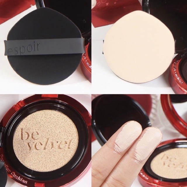 Phấn Nước Che Phủ Espoir Pro Tailor Be Velvet Cover Cushion SPF 34 PA++  - Kèm lõi Refill