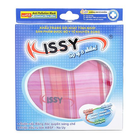 KHẨU TRANG KISSY VẢI KHÁNG KHUẨN NGƯỜI LỚN, TRẺ EM - Soleil shop