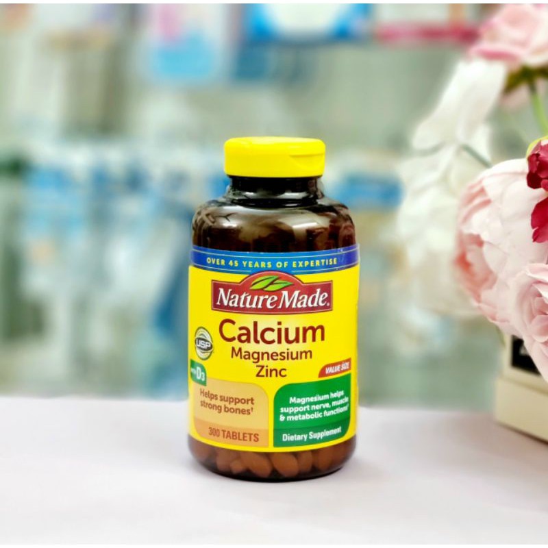 Calcium - Magnesium - Zinc Nature Made 300 viên