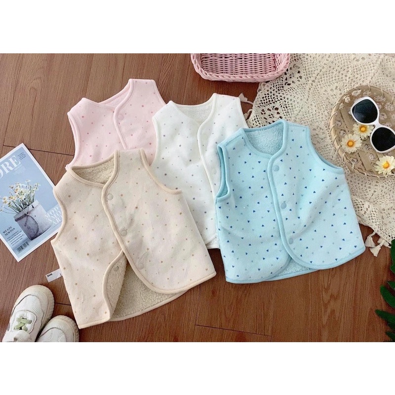 Jile lông cừu lót cotton  mềm uniqilo dư xịn mặc được 2 mặt