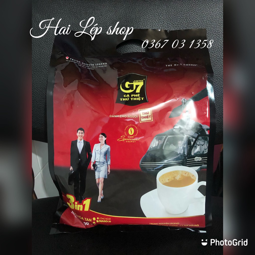 CÓ TEM - Cà phê Trung Nguyên G7 3in1 (50 gói/ bịch)