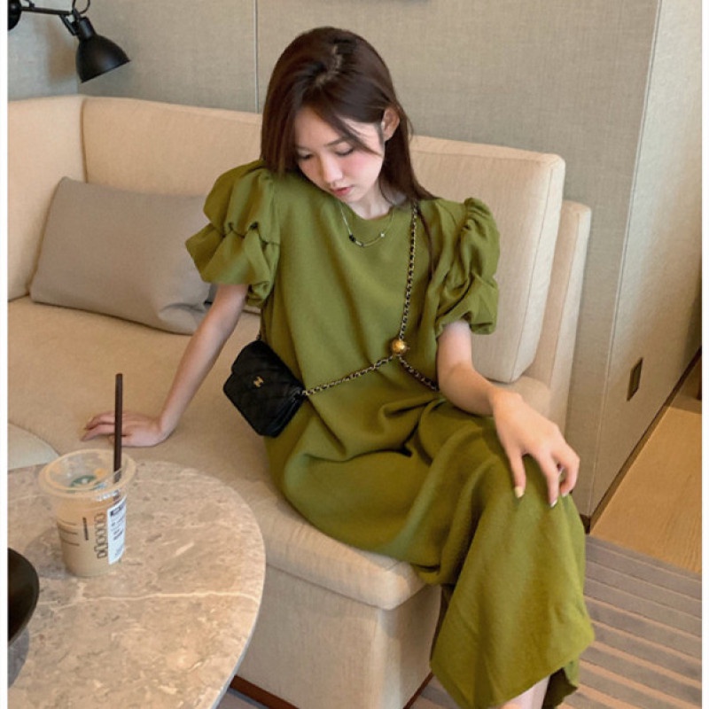 Đầm Maxi Tay Ngắn Thời Trang Mùa Hè Dễ Phối Đồ Cho Nữ