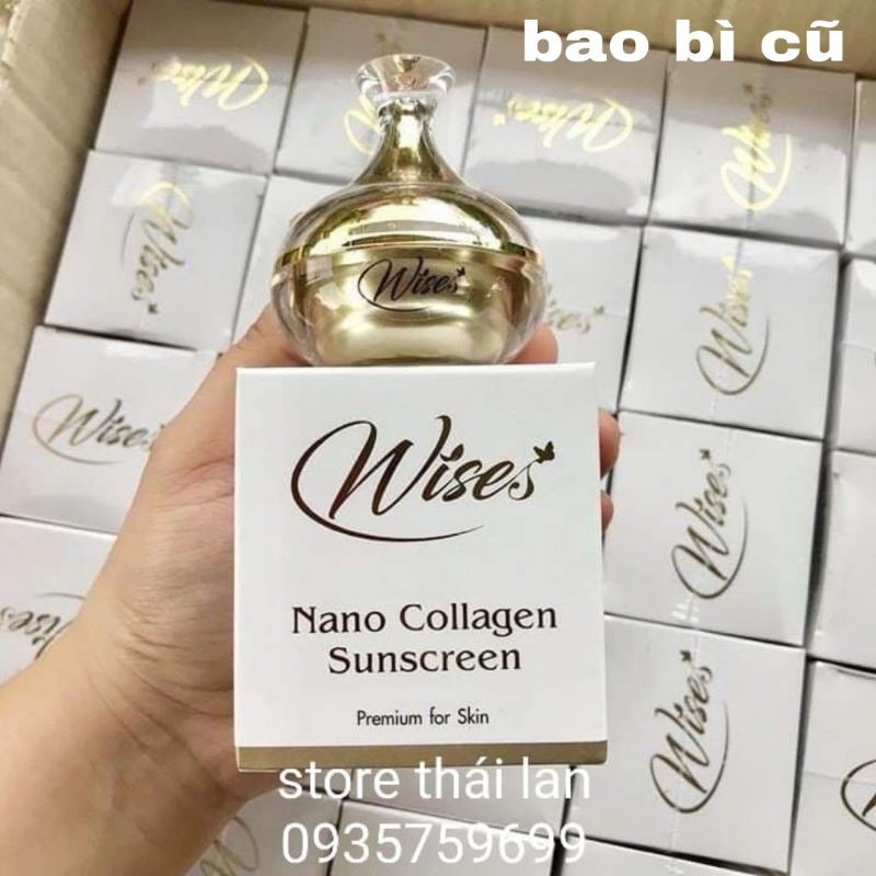 [CHÍNH HÃNG] Kem chống nắng Wise Nano Collagen thái lan