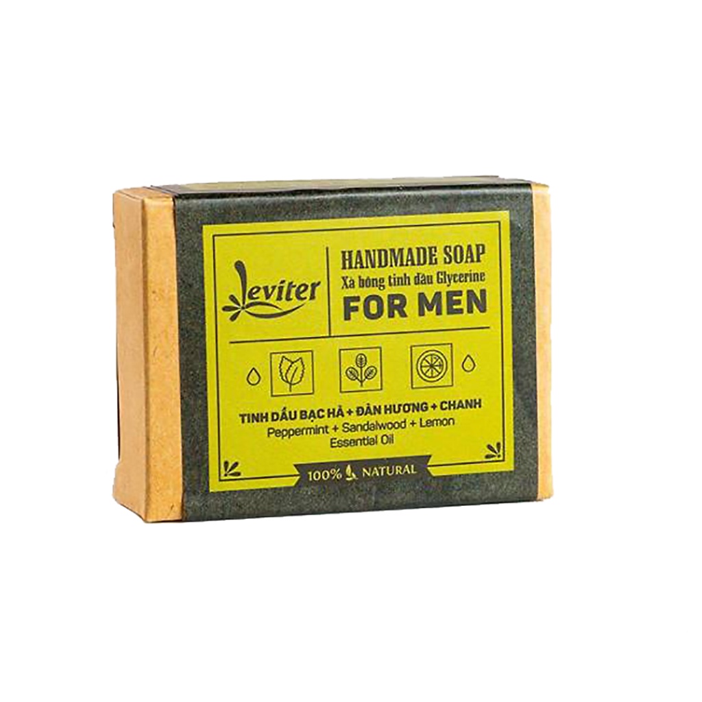 Xà Phòng Leviter Tinh Dầu Bạc Hà