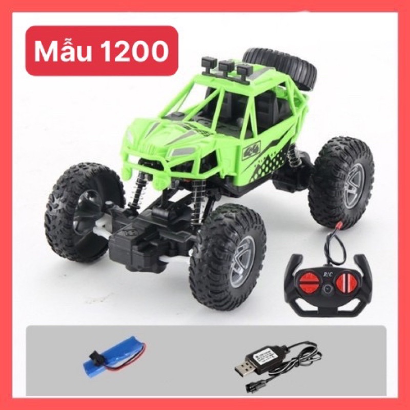 Xe điều khiển địa hình off-road vỏ kim loại 1:18