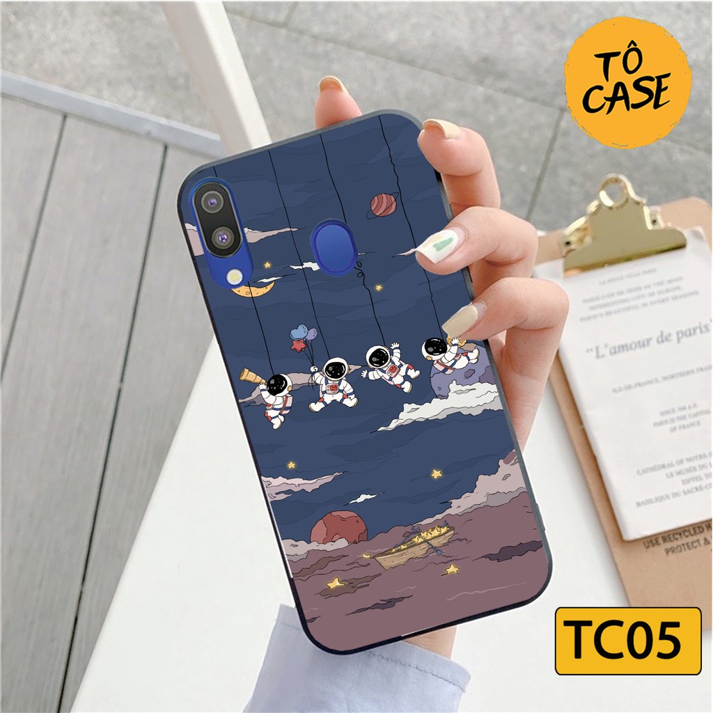 Ốp lưng điện thoại Samsung A20 / A30 / A20S / M20 / M30 in hình phi hành gia vũ trụ độc đáo hot nhất năm