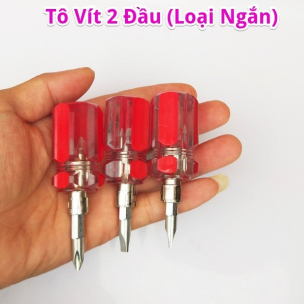 Tuốc Nơ Vít , Tô Vít 2 Đầu Loại Ngắn