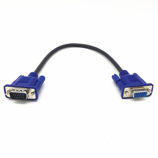 Dây Cáp VGA 30cm 50cm 130cm Chuyển Đổi Đầu Cắm Sang Ổ Cắm Cho HDTV VGA Máy Tính TV