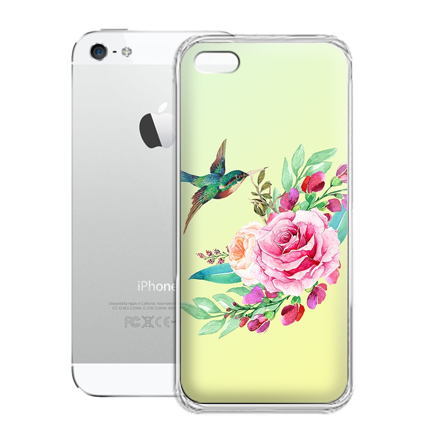 [FREESHIP ĐƠN 50K] Ốp lưng Apple Iphone 5 hàng loại tốt in họa tiết đẹp - 01010 Silicone Dẻo