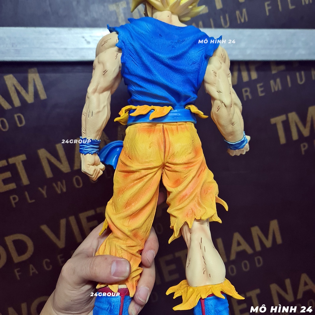 [43CM] MÔ hình nhân vật Son goku ss2 super saiyan đại chiến Frieza trên namek frieze dragon ball songoku ssj2 KD