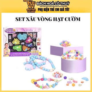 [BỘ LỚN] ĐỒ CHƠI XÂU VÒNG HẠT CƯỜM XINH XẮN CHO BÉ GÁI