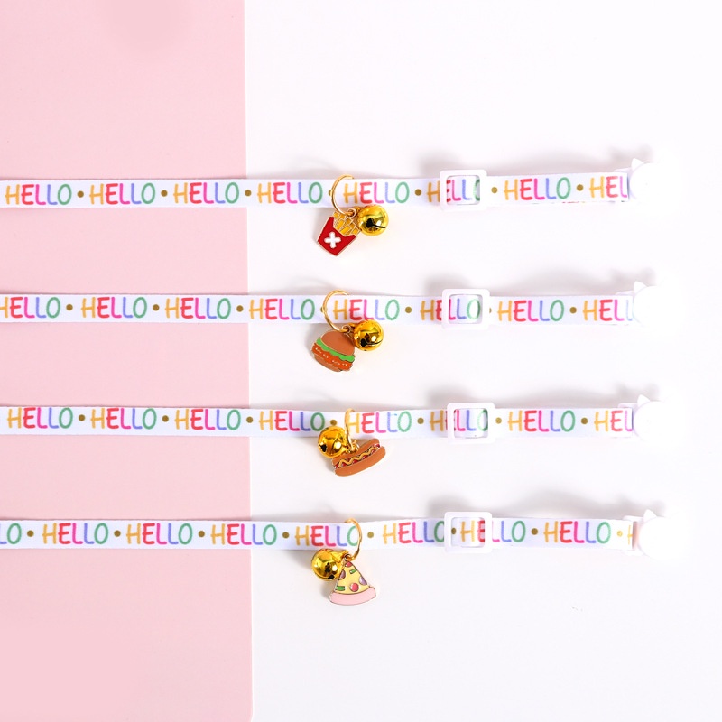 Vòng Cổ Có Thể Điều Chỉnh Kích Thước In Chữ Thời Trang Cho Thú Cưng