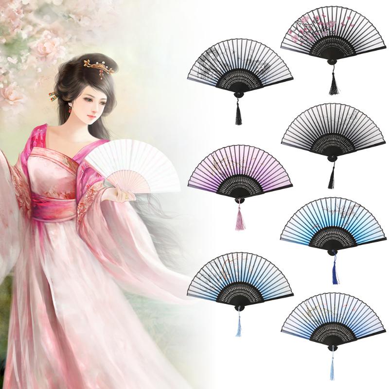 Quạt Xếp Kiểu retro Trung Hoa Dễ Thương