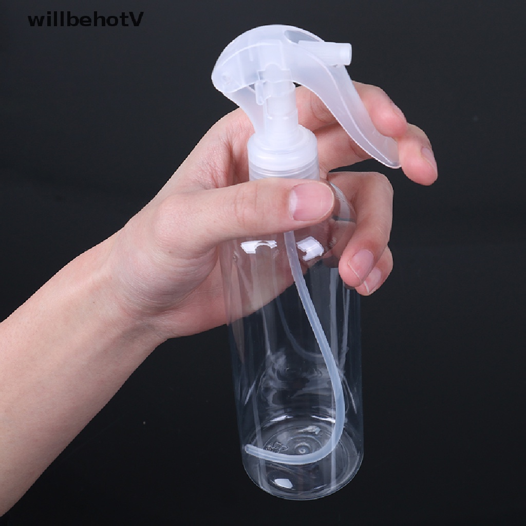 Bình Xịt Trang Điểm Bằng Nhựa Trong Suốt Dung Tích 300ML Tiện Dụng