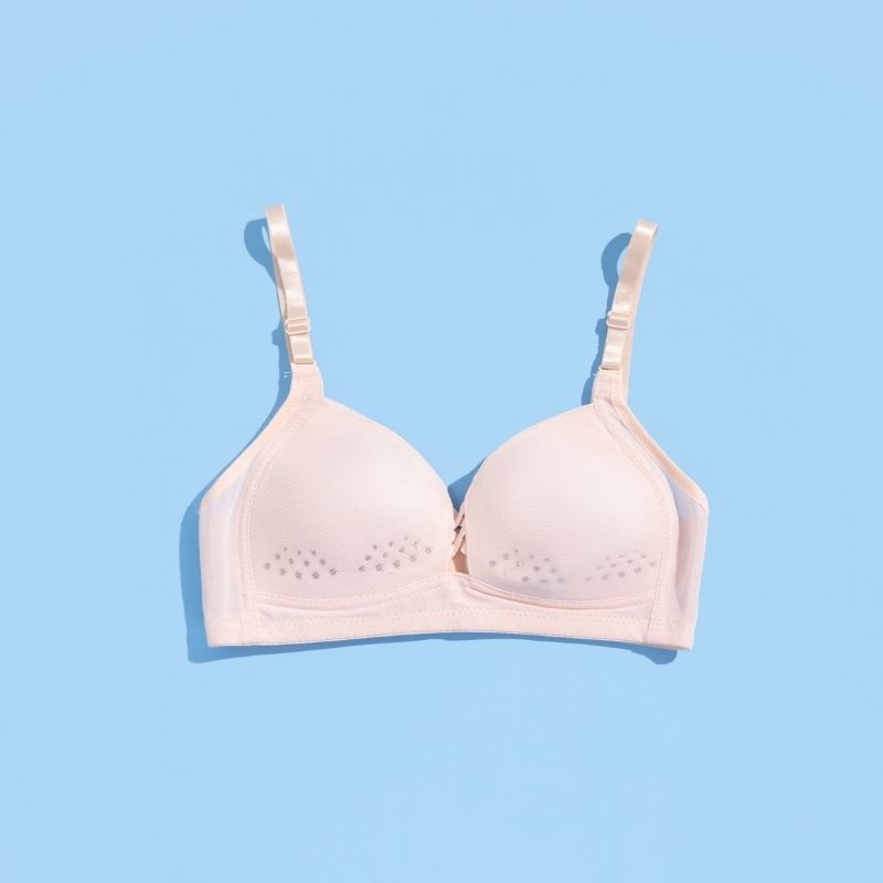 Áo lót nữ Wexuu áo lót ren không gọng mút mỏng có lỗ chấm thông hơi siêu thoáng - AV07