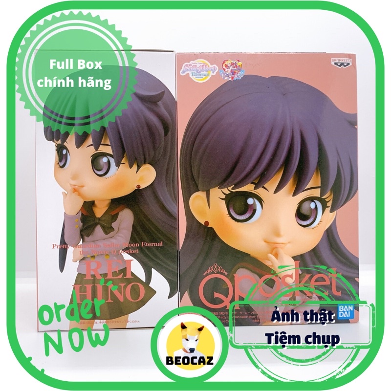 Mô hình Anime Sailor Moon Thủy Thủ Mặt Trăng Usagi Sao Thủy Mercury Mars Venus dễ thương  Q Posket Chính Hãng Banpresto