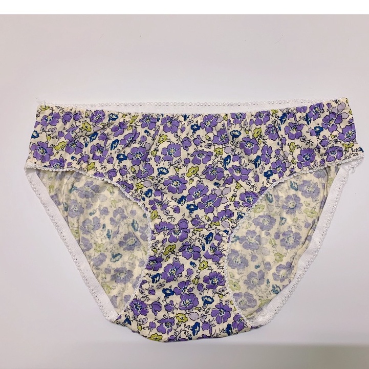 (QLW17) SET 5 Quần Lót Nữ Cotton - Quần chíp nữ họa tiết đơn giản viền ren có size cho bà bầu và người cao tuổi