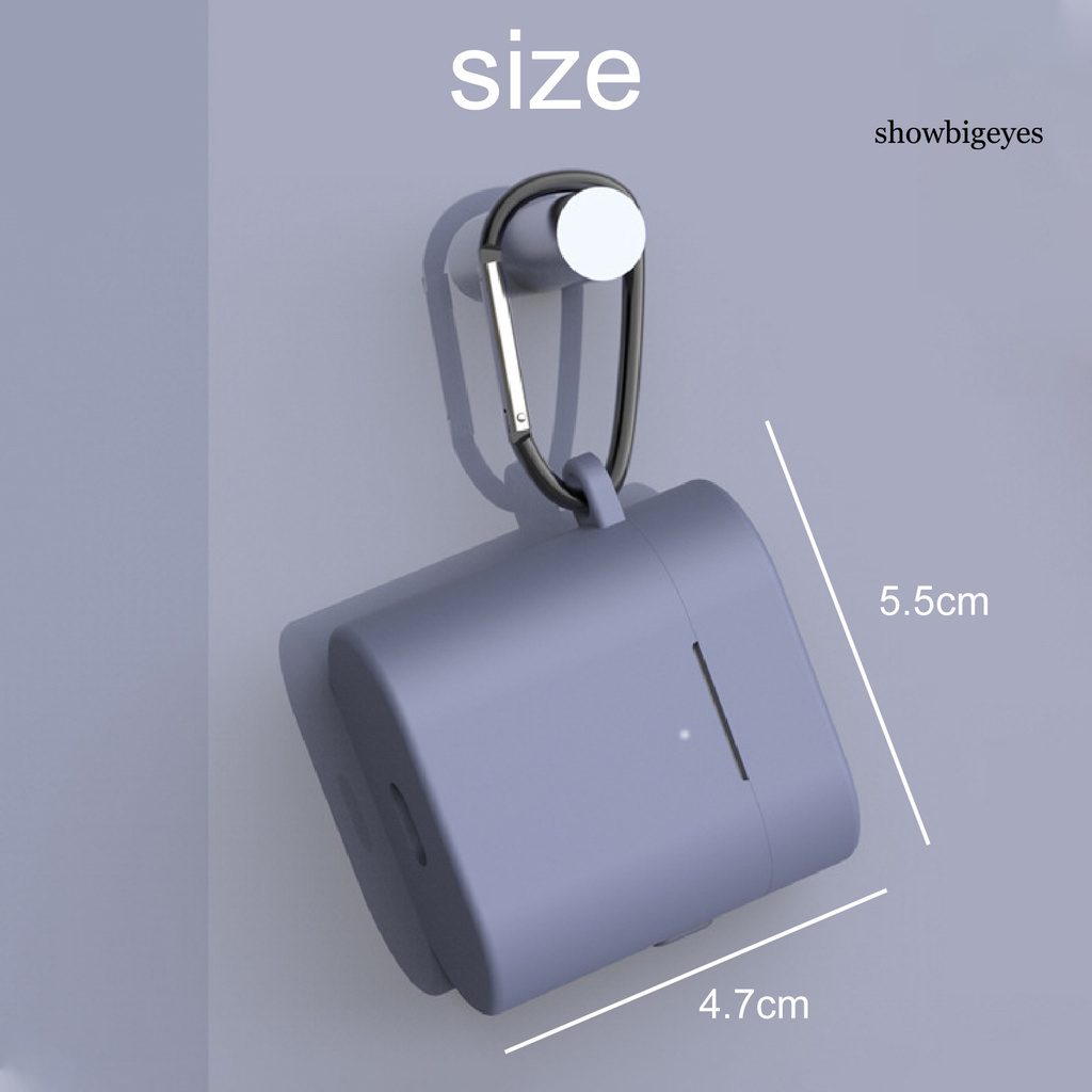 Túi Đựng Tai Nghe Mini Màu Trơn Có Dây Đeo Cho Xiaomi Air 2 / 2s