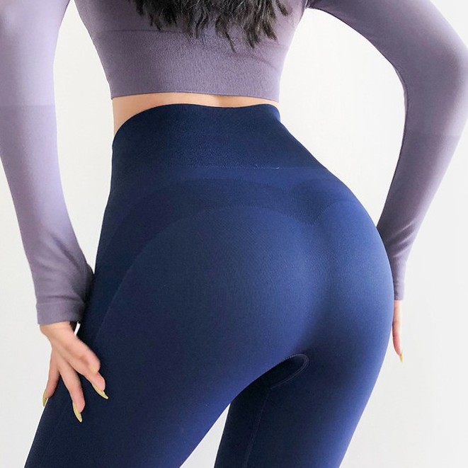 Quần legging tập gym vải dệt kim, co giãn thoáng mát, mặc tôn dáng, nâng vòng 3/ Quần thể thao legging nâng mông co giãn | BigBuy360 - bigbuy360.vn