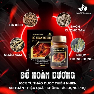 [HÀ NỘI- FREESHIP] BỔ HOÀN DƯƠNG PLUS 50V CHÍNH HÃNG- TĂNG KÍCH THƯỚC CẬU.NHỎ KÉO DÀITHỜI GIAN QH