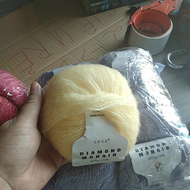 Combo 10 cuộn len diamond mohair
