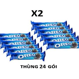 Thùng 24 thỏi bánh quy kem Sữa Oreo 137gr