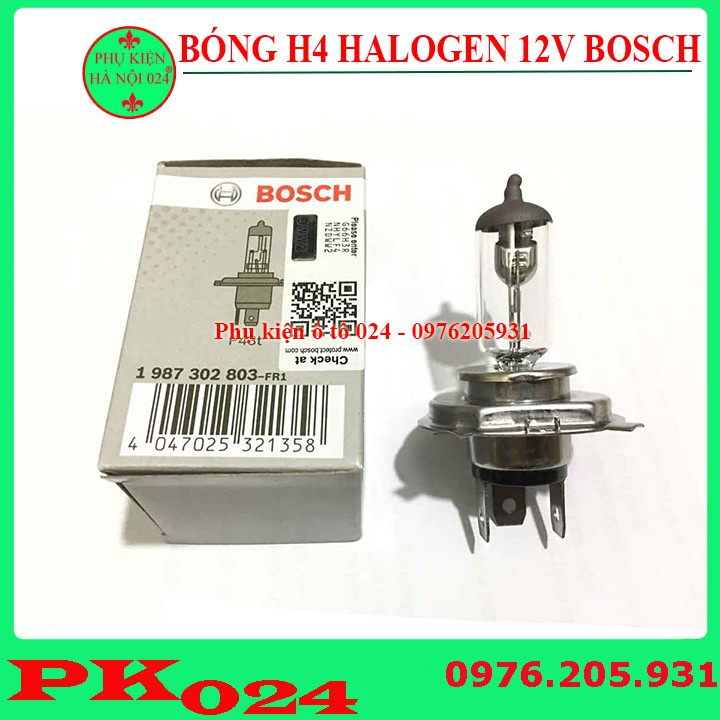 Bóng Đèn Pha H4 12V-60/55W Halogen B.o.s.ch