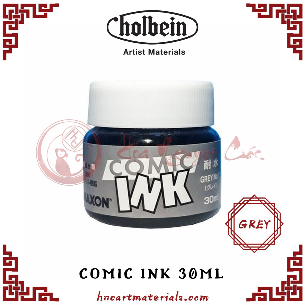 [Holbein] Mực vẽ Maxon Comix Ink Kháng nước