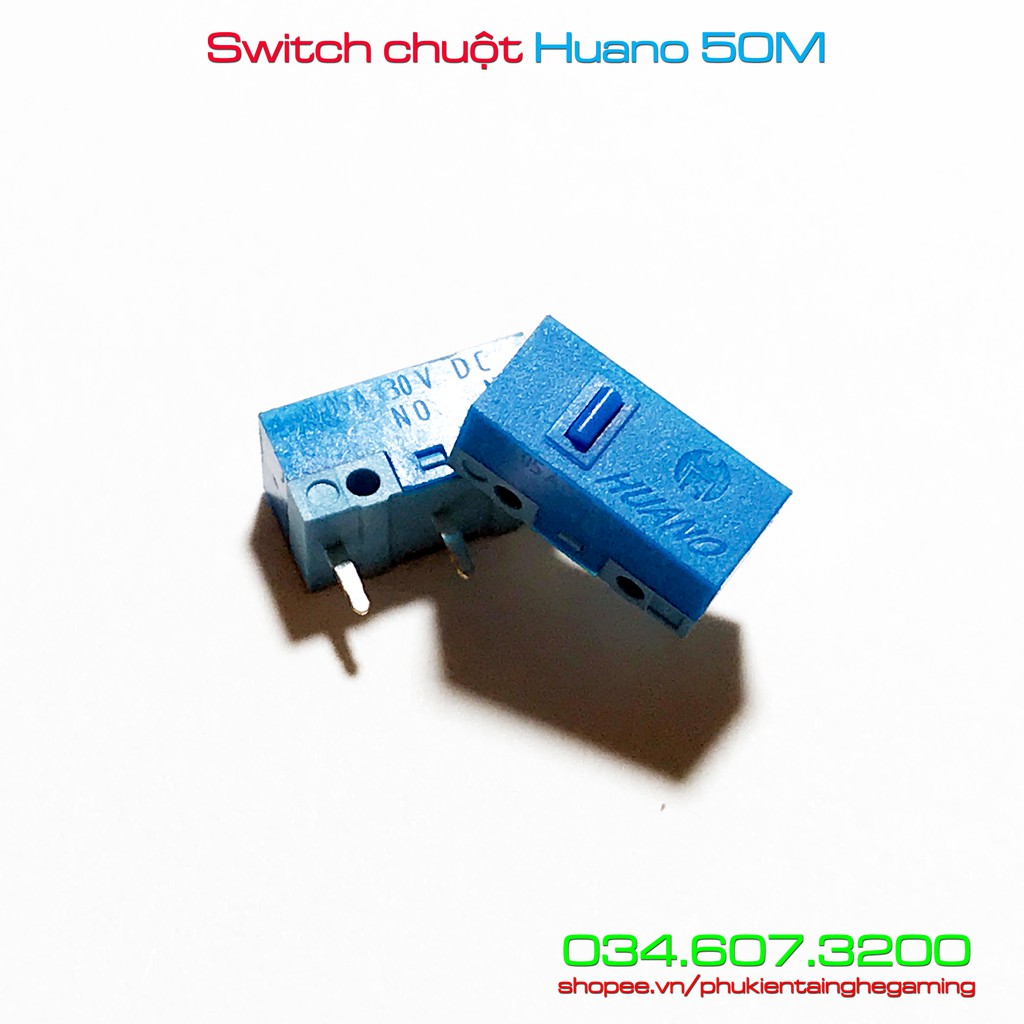 Switch chuột Huano 50m dot blue chuyên cho FPS