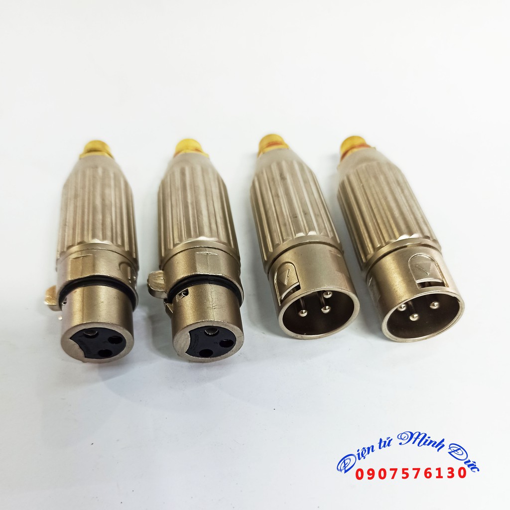 Jack XLR to RCA female - đầu giắc Chuyển CANON sang AV cái